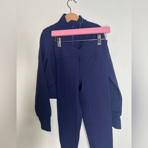 Zella Girl Navy Blue Kids Matching Set